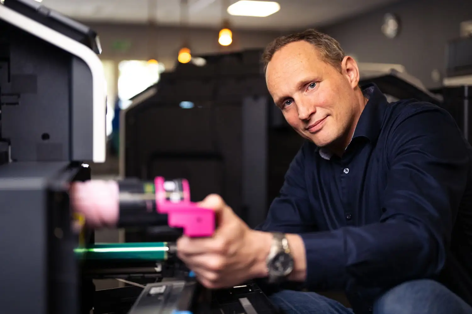 Een printer zakelijk leasen JWS