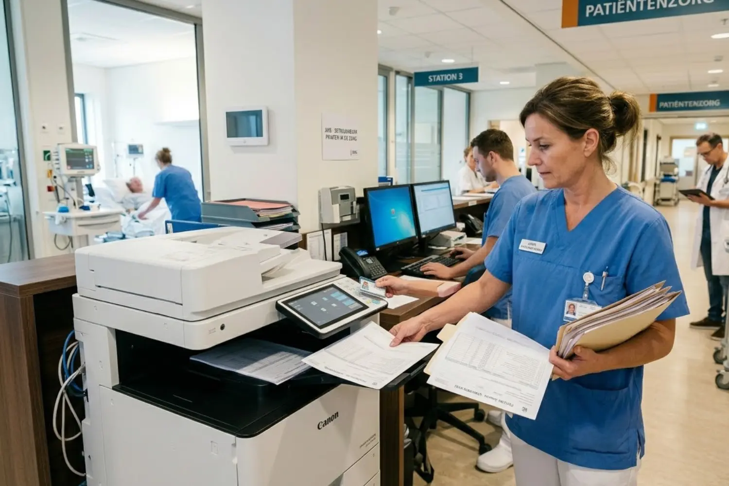 Printer voor de zorg